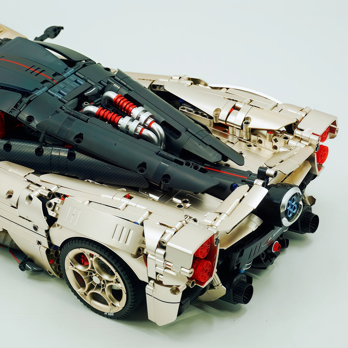 Trilumity Building Block Set: 1:8 The Ultimate Pagani Utopia Supercar | Limited Edition Champagne Gold V12 Italian Exotic (3314Piece)