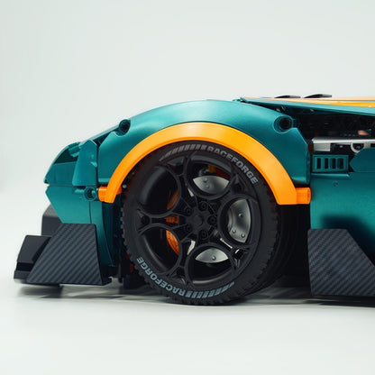Trilumity Building Block Set: 1:8 Aston Martin Vulcan | British Racing Icon | 3794+-Piece