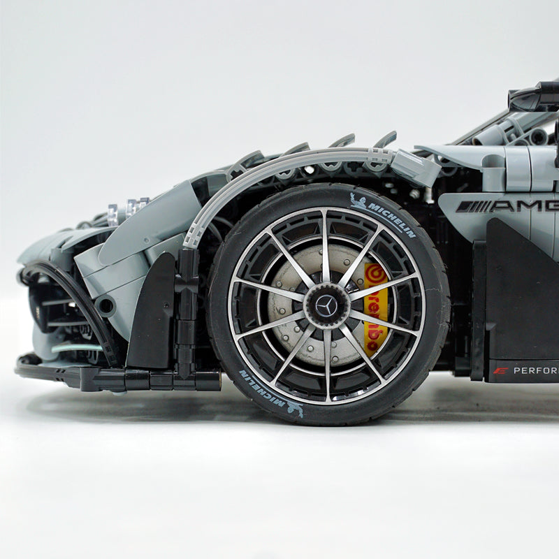 Trilumity Motorized Building Block Set: 1: 8 Mercedes AMG One Building Set with Remote Control, Fully Detailed Simulation, The Ultimate Collectible