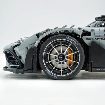 Trilumity Motorized Building Block Set: 1: 8 Mercedes AMG One Building Set with Remote Control, Fully Detailed Simulation, The Ultimate Collectible