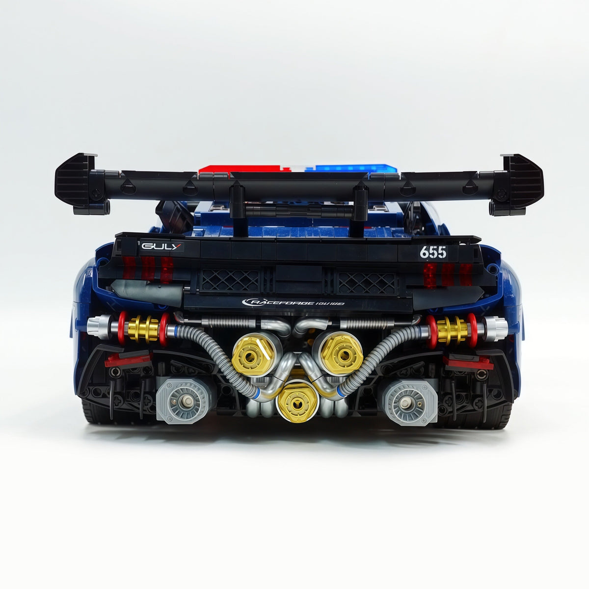 Trilumity Building Block Set: 1:8 American Mustang Police Car | The Ultimate RC Collector’s Item (3975-Piece)