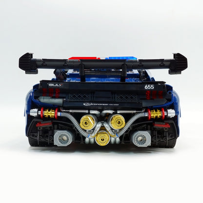 Trilumity Building Block Set: 1:8 American Mustang Police Car | The Ultimate RC Collector’s Item (3975-Piece)