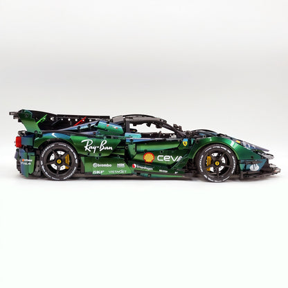 Trilumity Motorized Building Block Set: 1:8 The Ultimate Italian Hybrid Hypercar Evo | Chameleon Metallic Paint Italian Flagship (4058+-Piece)