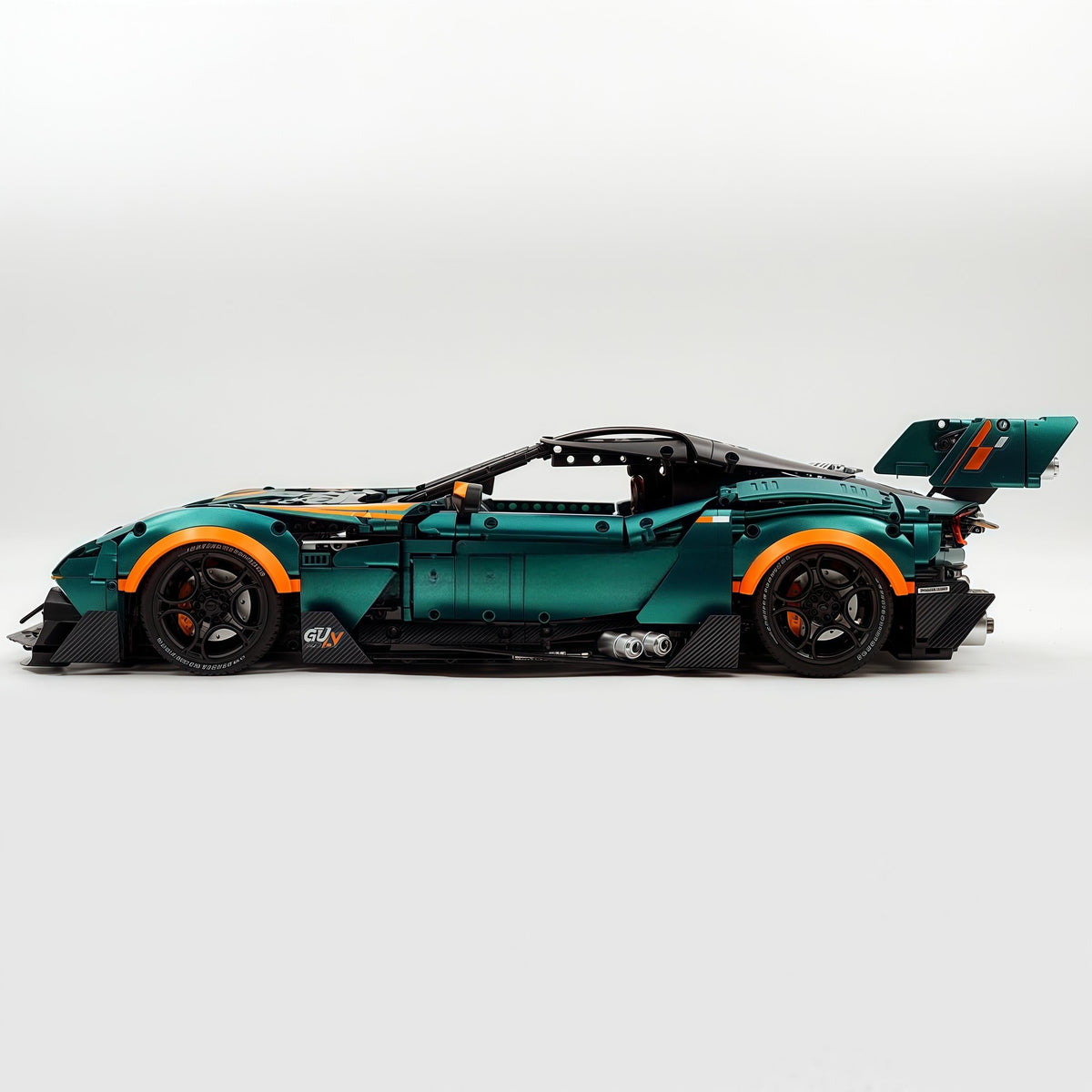 Trilumity Building Block Set: 1:8 Aston Martin Vulcan | British Racing Icon | 3794+-Piece