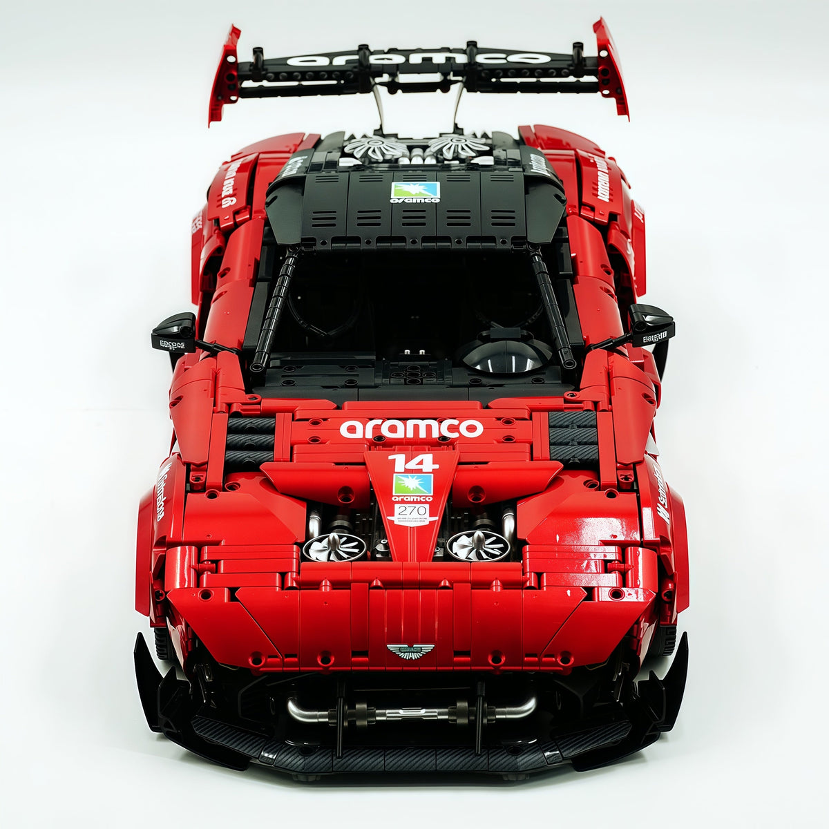 Trilumity Building Block Set: 1:8 Aston Martin Vulcan | Paint Pearl Red Edition | 3794+-Piece