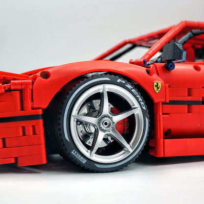 Trilumity Building Block Set: 1:8 The Ultimate 80s Turbo Icon Supercar (4026-Piece)
