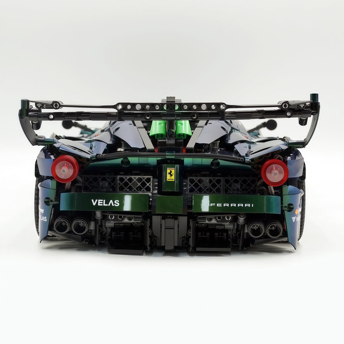 Trilumity Motorized Building Block Set: 1:8 The Ultimate Italian Hybrid Hypercar Evo | Chameleon Metallic Paint Italian Flagship (4058+-Piece)