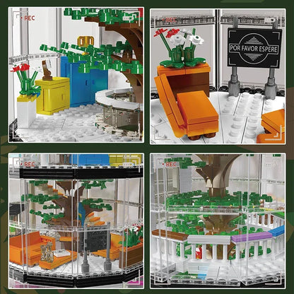 Mould King MOC Building Block Set: Transparent Tower, Model K16013