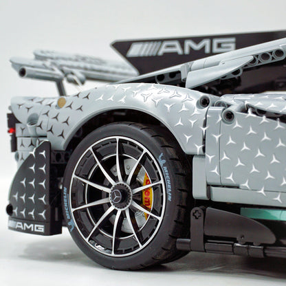 Trilumity Motorized Building Block Set: 1: 8 Mercedes AMG One Building Set with Remote Control, Fully Detailed Simulation, The Ultimate Collectible
