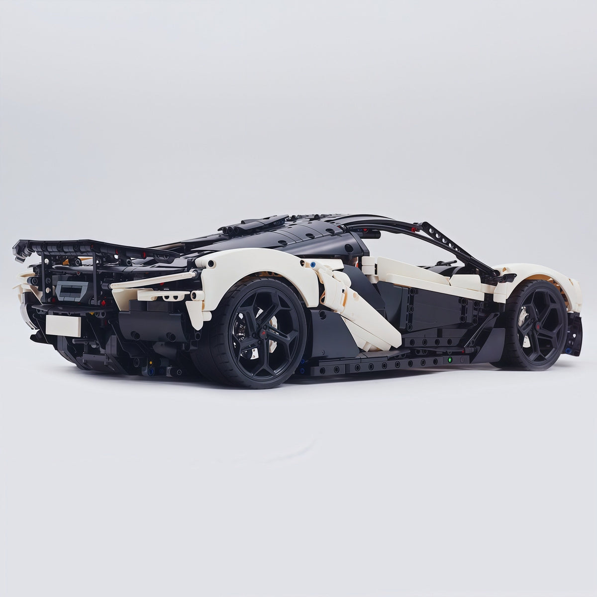 Trilumity Motorized Building Block Set: 1:8 The Ultimate British Woking Hypercar | White Custom Edition | Shipped in Original Gift Box (4200+-Piece)