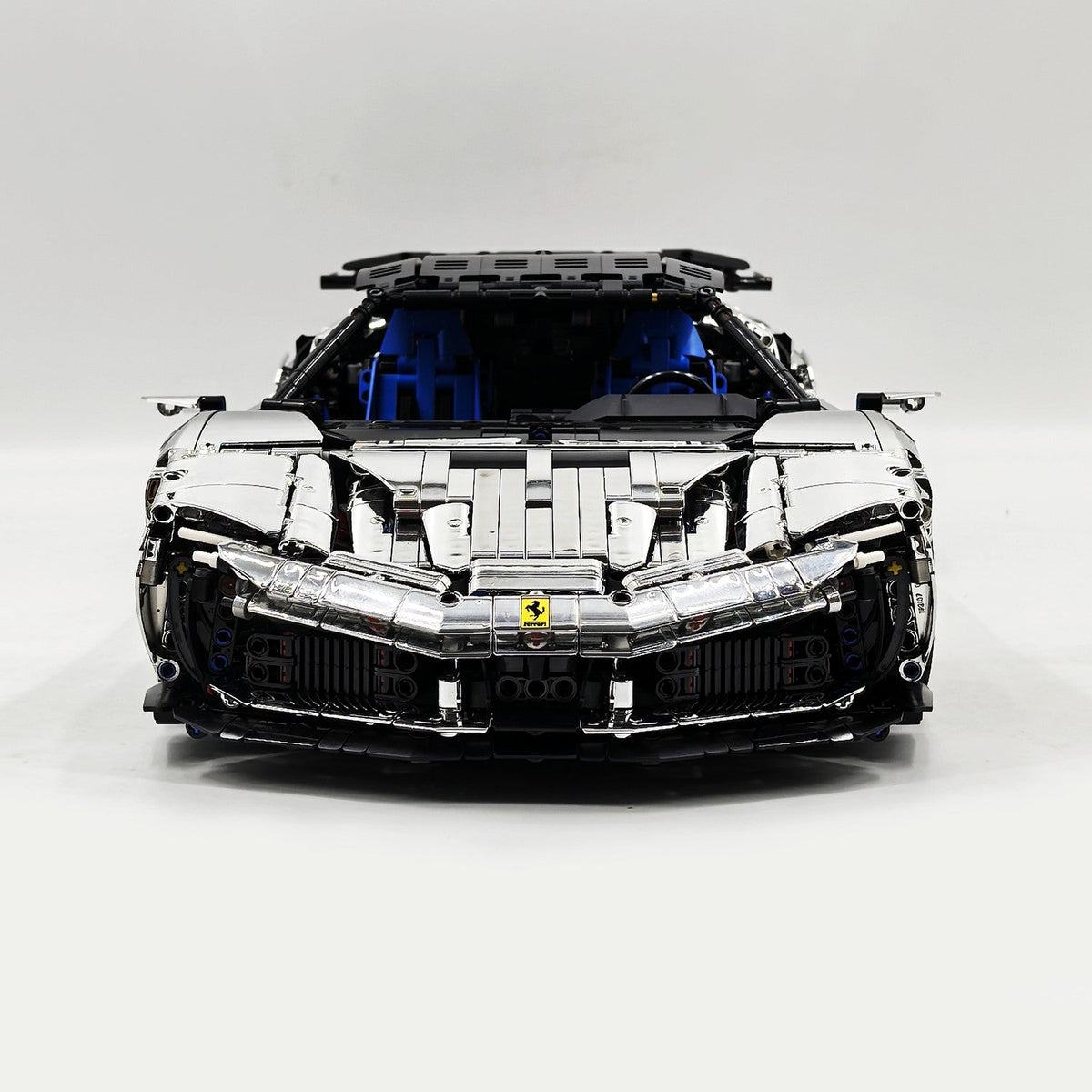 Trilumity Motorized Building Block Set: 1:8 Xx Track Hybrid Silver Plating Limited Color, The Ultimate Supercar, More Than 12 Features