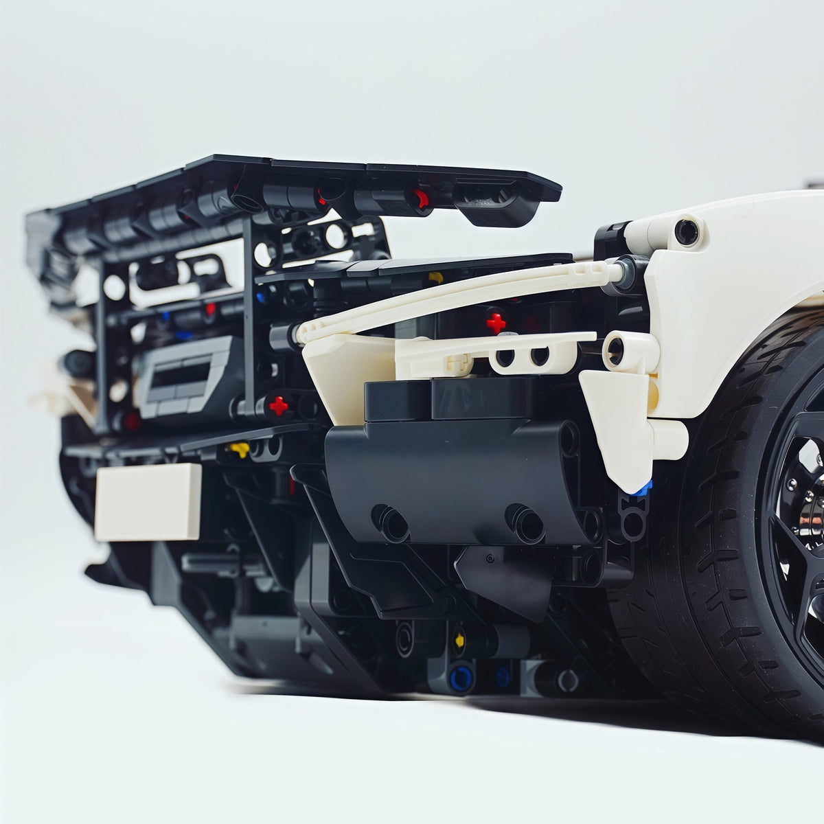 Trilumity Motorized Building Block Set: 1:8 The Ultimate British Woking Hypercar | White Custom Edition | Shipped in Original Gift Box (4200+-Piece)