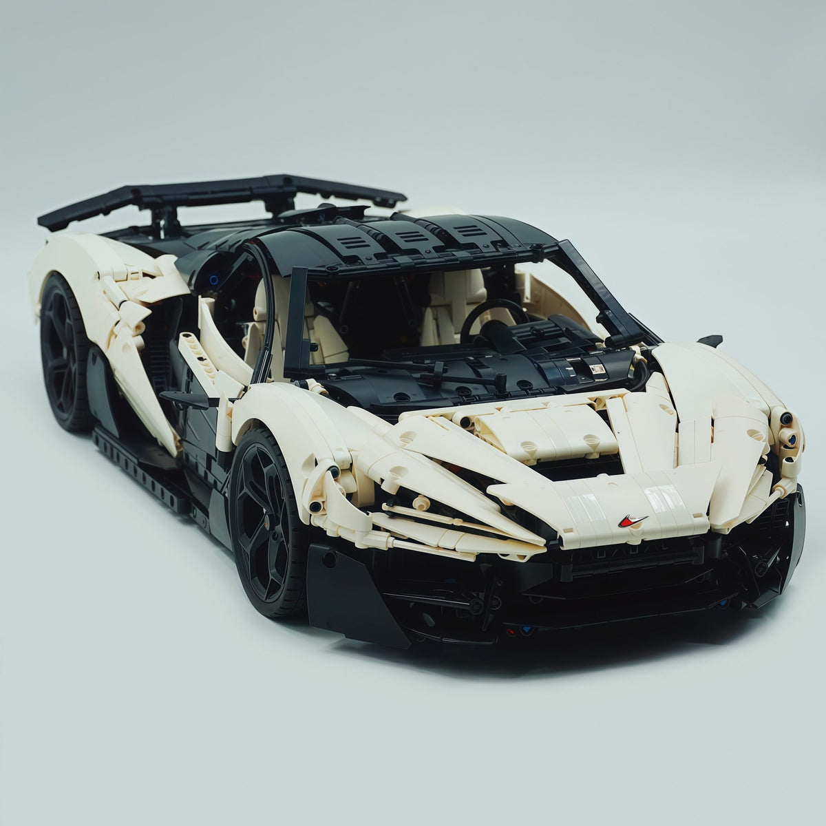 Trilumity Motorized Building Block Set: 1:8 The Ultimate British Woking Hypercar | White Custom Edition | Shipped in Original Gift Box (4200+-Piece)