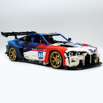Trilumity Building Block Set: 1: 8 BMW M4 GT3 Building Set, Fully Detailed Simulation, The Ultimate Collectible (4556Piece)