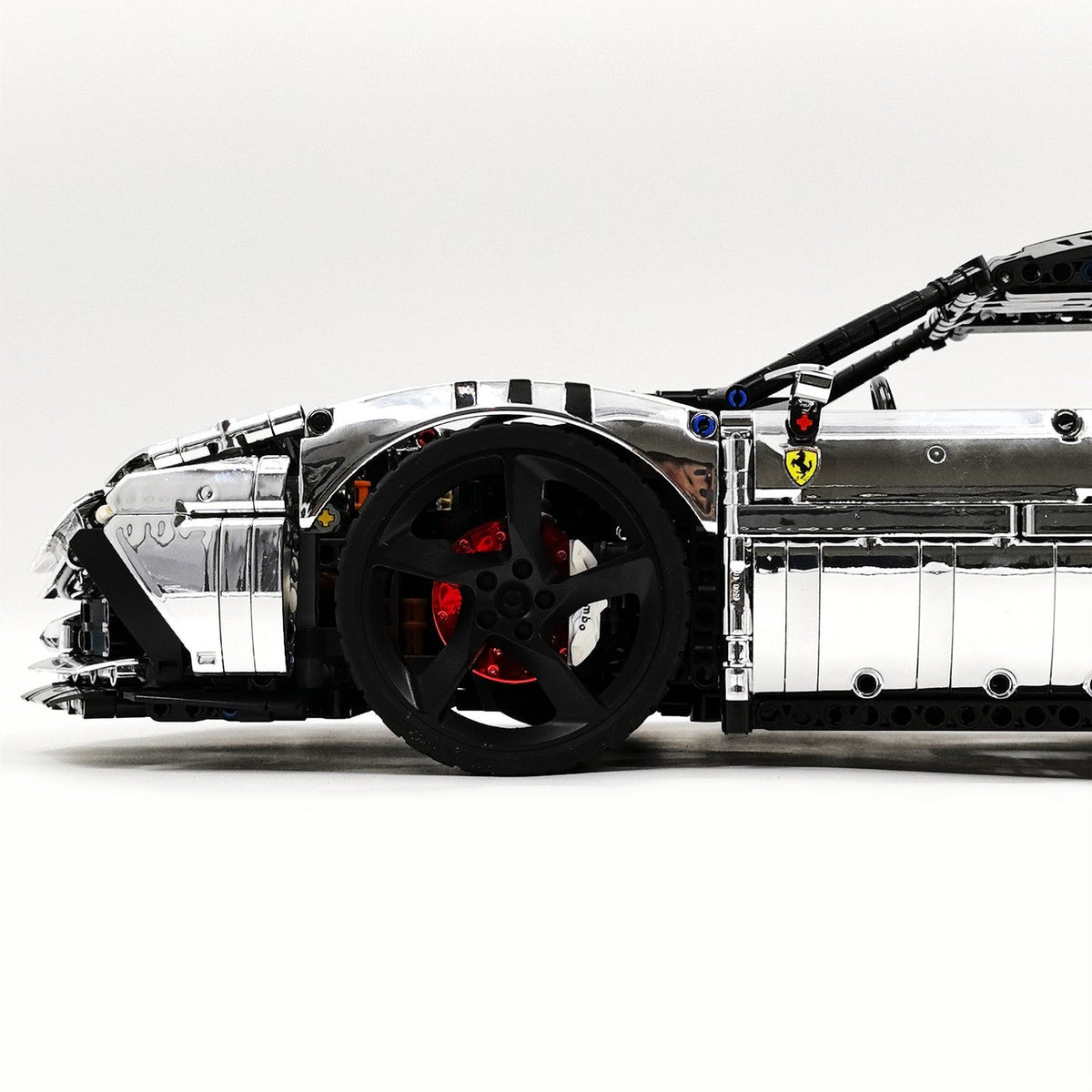 Trilumity Motorized Building Block Set: 1:8 Xx Track Hybrid Silver Plating Limited Color, The Ultimate Supercar, More Than 12 Features