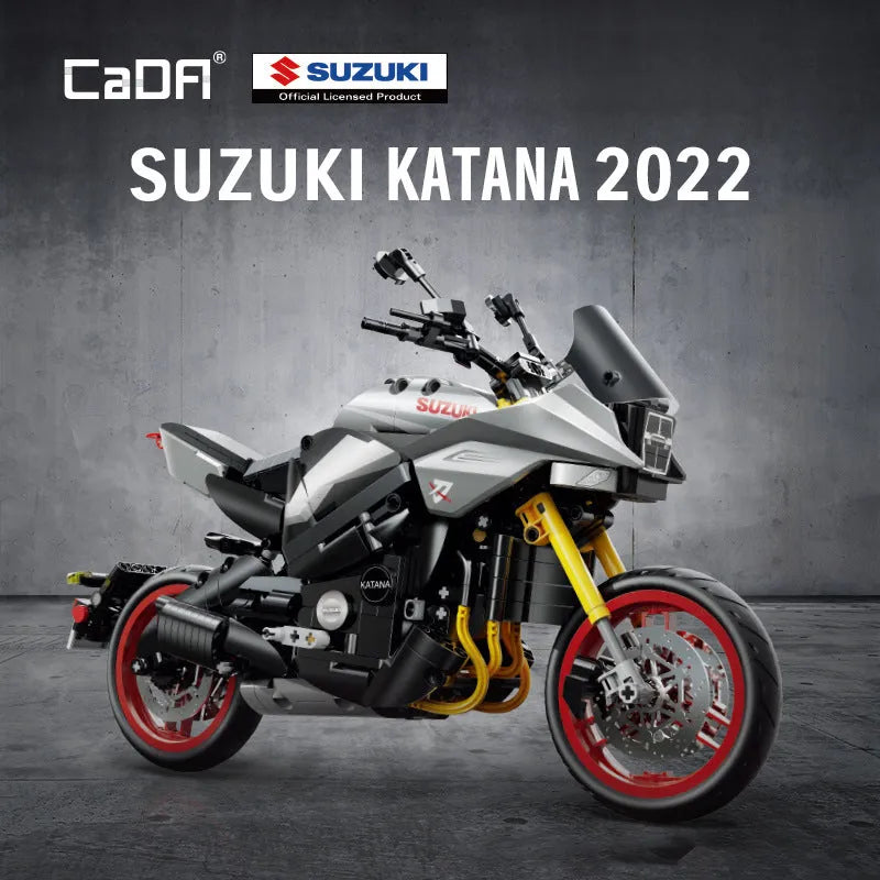 Cada MOC Building Block Set: Suzuki Katana Motorcycle, Model C59021