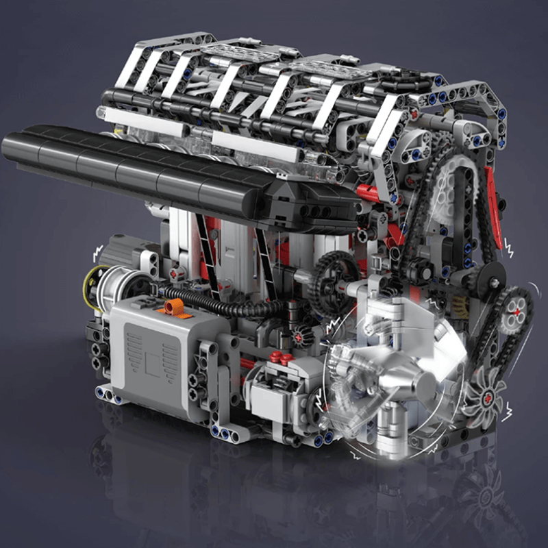 Trilumity Building Block Set: Motorised L4 Gasoline Engine (1787-Piece)