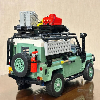 MOC Motorized Building Block Set: Land Rover Defender 90, Model E0090