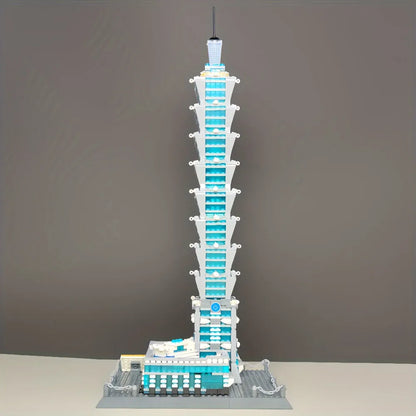 Wange MOC Building Block Set: Taipei 101 Tower, Model 5221