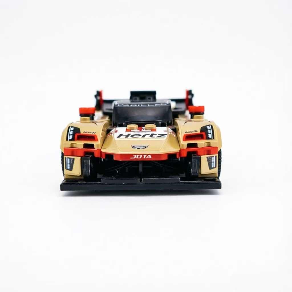 Trilumity Building Block Set: 1:24 Cadillac V-Series.R Hertz Team Jota | Includes a Complete Set of Stickers(331-Piece)