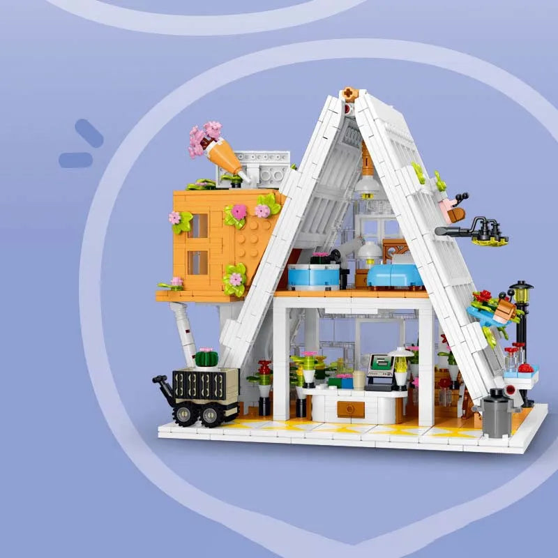 MORK MOC Building Block Set: Flower Shop, Model 031065