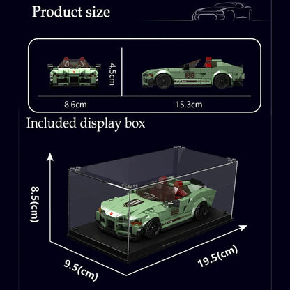Mould King Building Block Set: Mini Toyota Supra Speed Champions, Model K27046