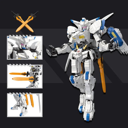 JieStar MOC Building Block Set: Super Hero MOC Bael Mecha Robot Warrior, Model 58032