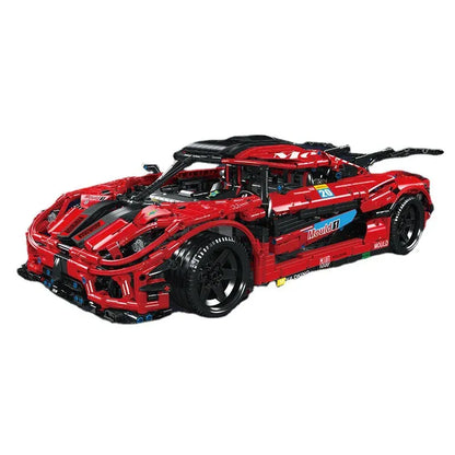Mould King MOC Motorized Building Block Set: Koenigsegg One Super Racing Car, Model K13121