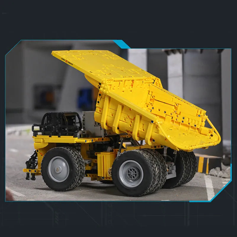 Cada MOC Motorized Building Block Set: CR240E Mining Dump Truck, Model C65011