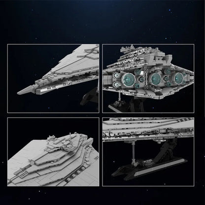 Mould King MOC Building Block Set: Star Wars MOC Renaissance Class Star Destroyer, Model MK21072