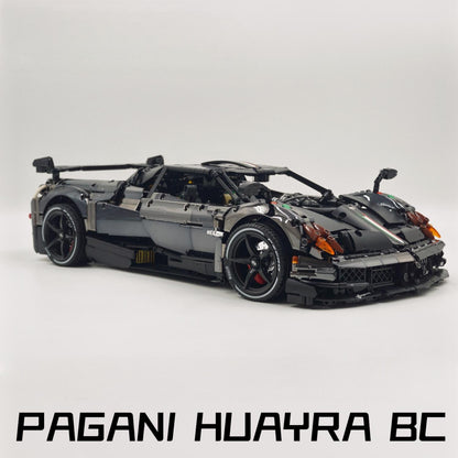 Trilumity Building Block Set: 1: 8 Pagani Huayra Bc Mirror Electroplating Customized Ultimate Edition (4708-Piece)