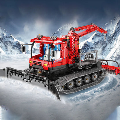 Trilumity Snow Groomer Building Block Set, Remote Control, 1,100-Piece