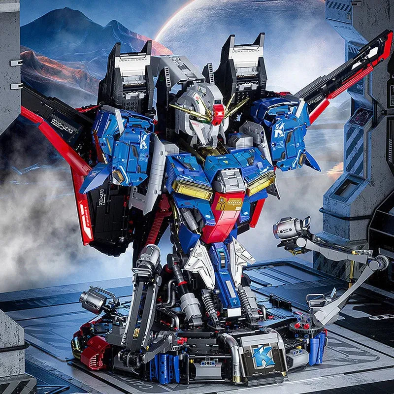 MOC Building Block Set: Transformation MOC Assault Bust Mech Robot, Model V5009