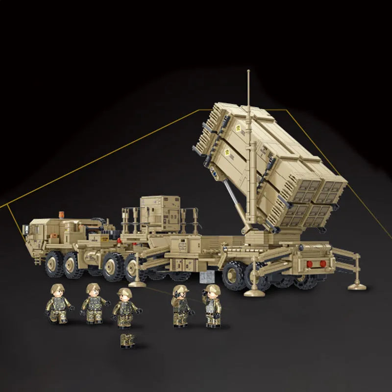 Panlos MOC Building Block Set: M983 Missile Truck, Model 628014