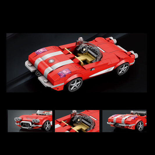 Trilumity Building Block Set: 1: 24 1959 Vintage Roadster (312-Piece)
