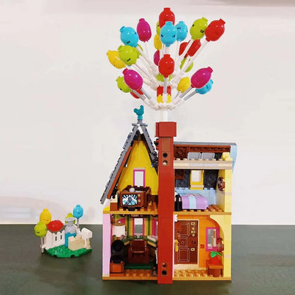 MOC Building Block Set: Up Balloon House, Model 8002 / 87038