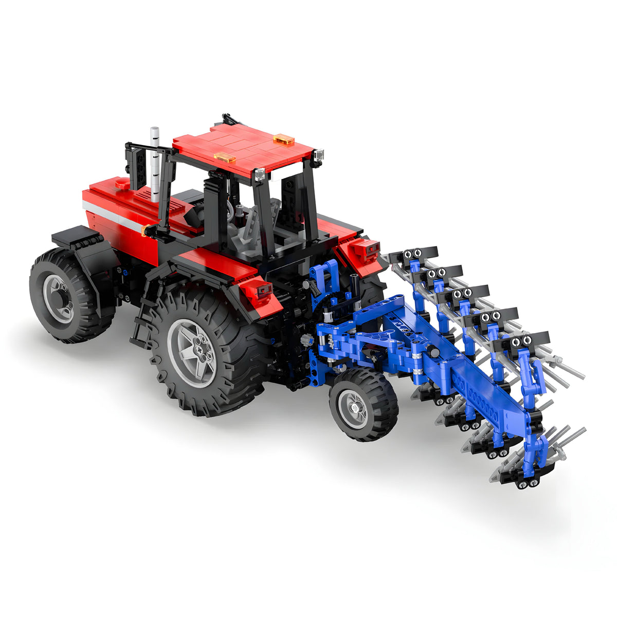 Trilumity Plowing Tractor Building Block Set, Remote Control, 1,675-Piece