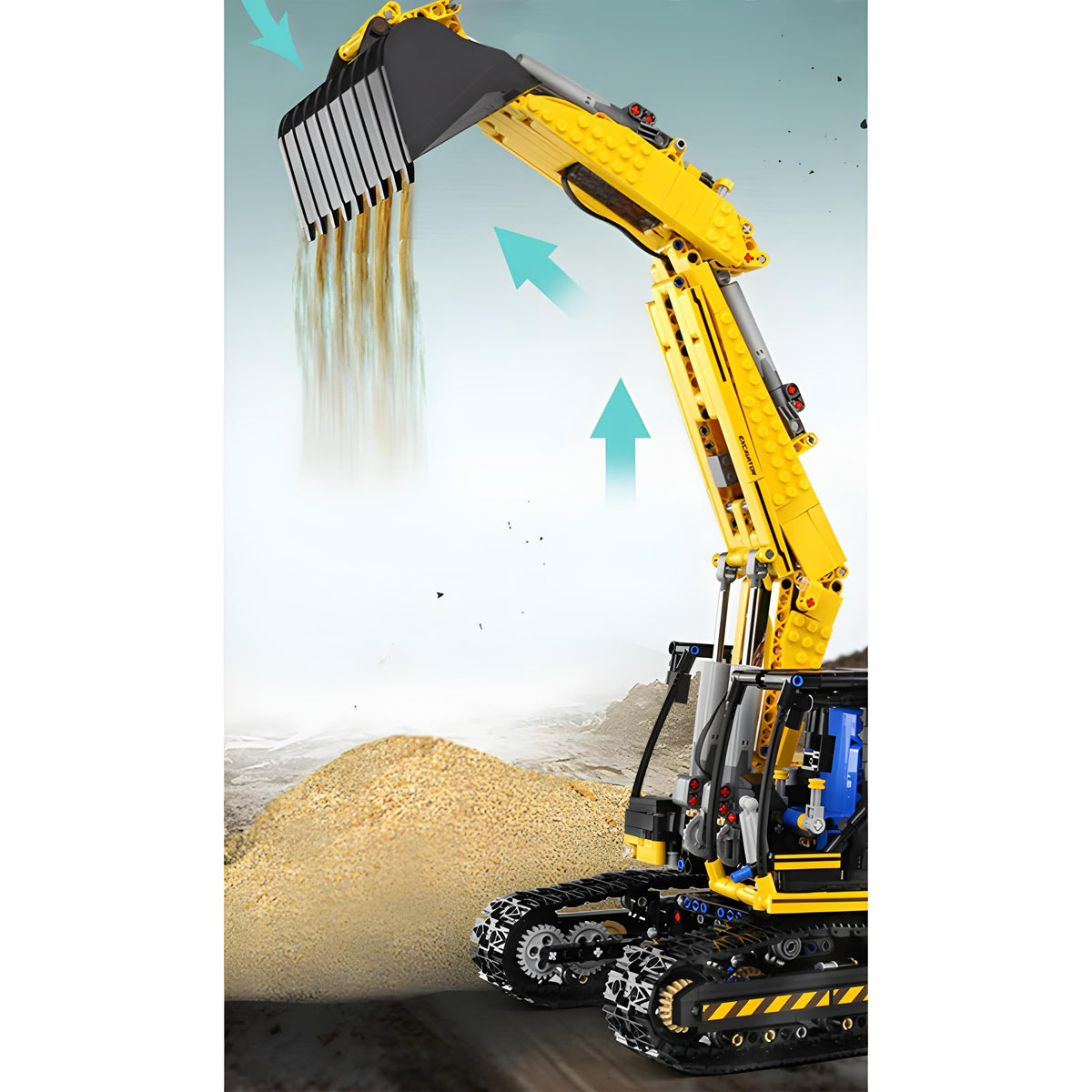 Trilumity Digger Building Block Set, Remote Control, 1,830-Piece