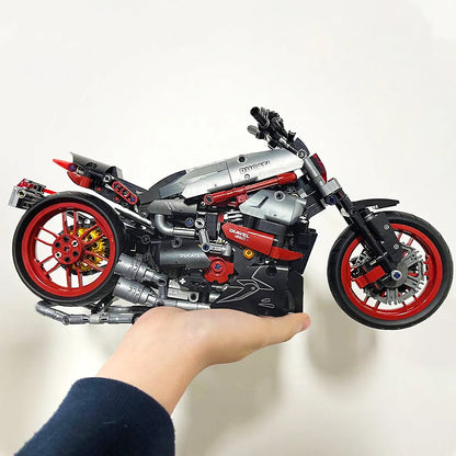 JieStar MOC Building Block Set: Super Speed 1260S Racing Motorcycle, Model JS91021