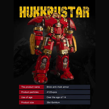 MOC Building Block Set: Mech MOC MK44 Hulkbuster Armor Robot, Model V5004
