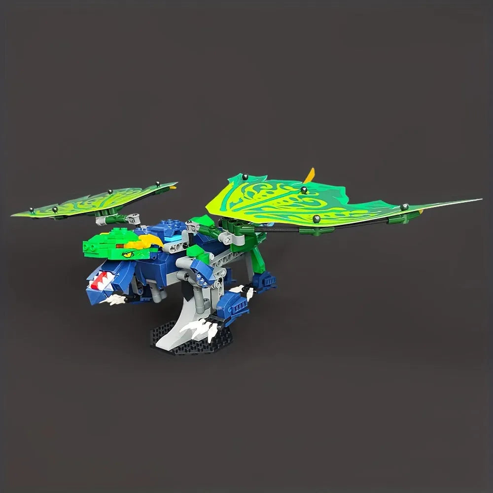 JieStar MOC Building Block Set: Movie MOC Legendary Dragon, Model JJ9017