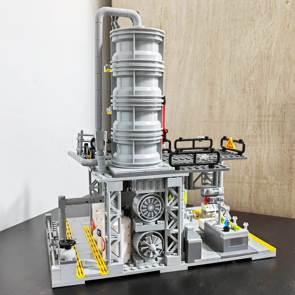 JieStar MOC Building Block Set: Experts MOC City Chemical Plant, Model JJ9015