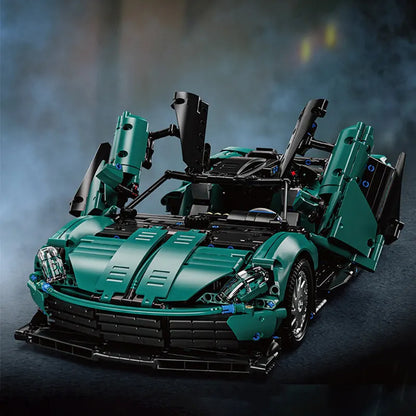 TiaGole MOC Motorized Building Block Set: Aston Martin Super Sports Car, Model T5030