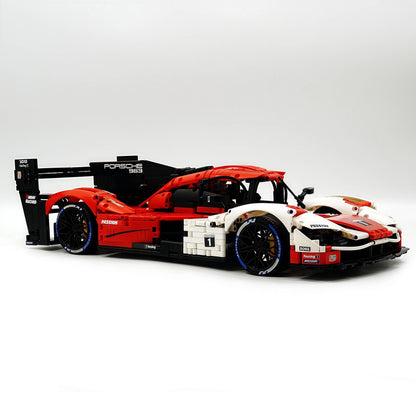 Trilumity Building Block Set: 1: 8 Porsche 963 Racing Car, Iconic Design and Authentic Details (3460-Piece)