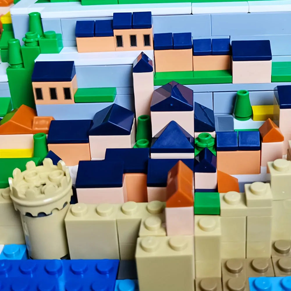 Wange MOC Building Block Set: Famous Saint Michel Mount, Model 6233
