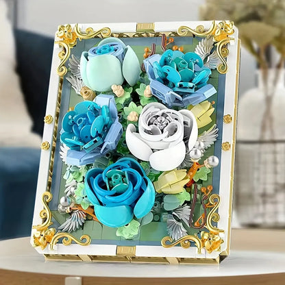 JieStar MOC Building Block Set: Heart Of The Ocean Picture Frame, Model JJ9029