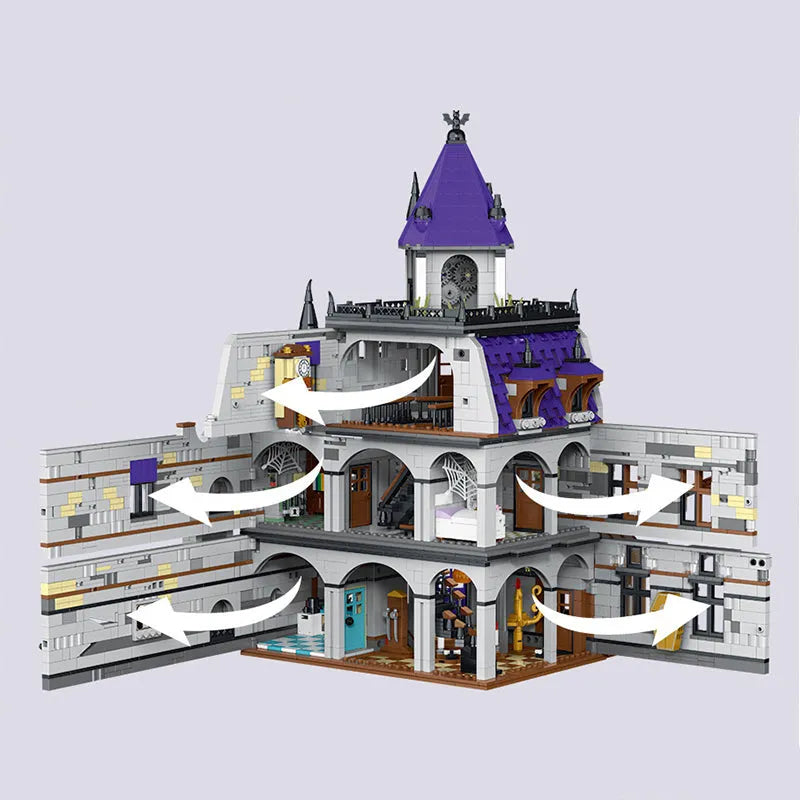 MORK MOC Building Block Set: Mystery Mansion, Model 031056