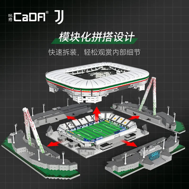 Cada MOC Building Block Set: Juventus Allianz Stadium, Model C66021