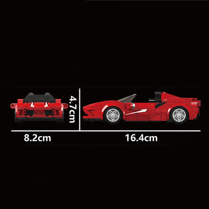 Mould King Building Block Set: Mini Ferrari F8 Speed Champions Racers, Model K27041