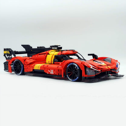 Trilumity Building Block Set: 1:8 The Ultimate Le Mans Hy Hypercar | 2024 Le Mans Endurance Champion (3350-Piece)